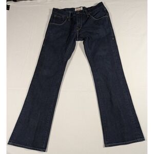 Levi's 507 Slim Bootcut Jeans Womens 32x32 Dark Wash Selvedge